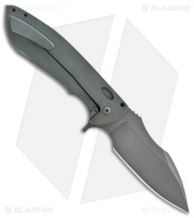 Ferrum Forge N-TAC Flipper Knife Blue/Diamond Titanium (3 Stonewash) -  Blade HQ